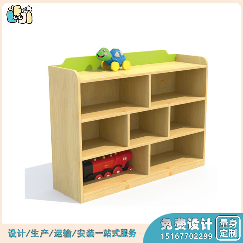 幼儿园木质玩具柜_幼儿园实木柜